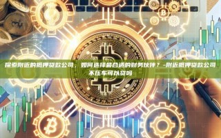 探索附近的抵押贷款公司，如何选择最合适的财务伙伴？-附近抵押贷款公司不压车可以贷吗