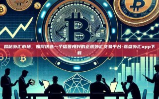 揭秘外汇市场，如何挑选一个信誉良好的正规外汇交易平台-嘉盛外汇app下载