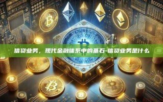 信贷业务，现代金融体系中的基石-信贷业务是什么