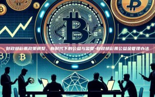 财政部彩票政策调整，新时代下的公益与监管-财政部彩票公益金管理办法